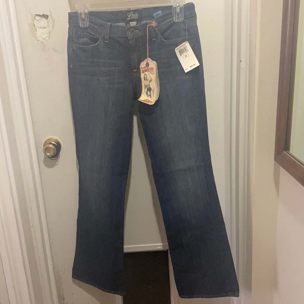 Lucky Brand jeans size 30 -slight flare. MSRP $99 BRAND NEW WITH TAGS!